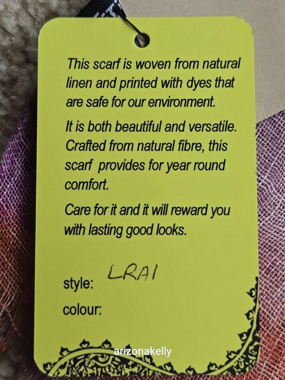Tradition Textiles this linen